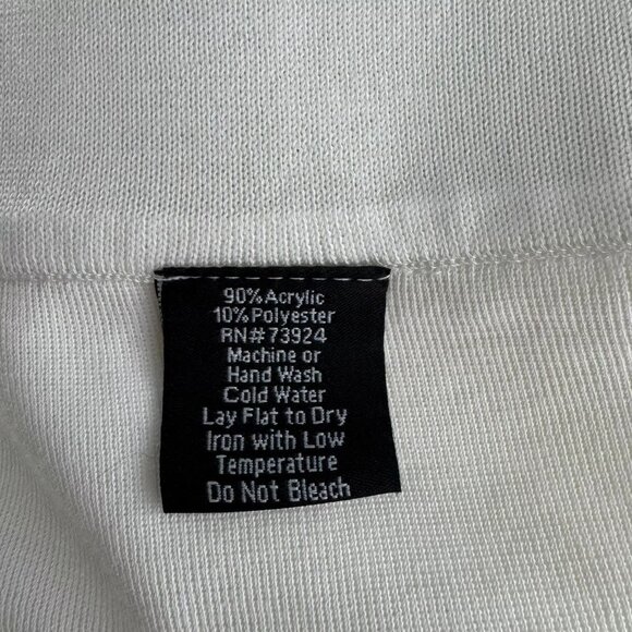 Misook Pull On Ankle Pants Womens 3X White Acrylic Polyester NWT PT-2367 - Picture 7 of 8